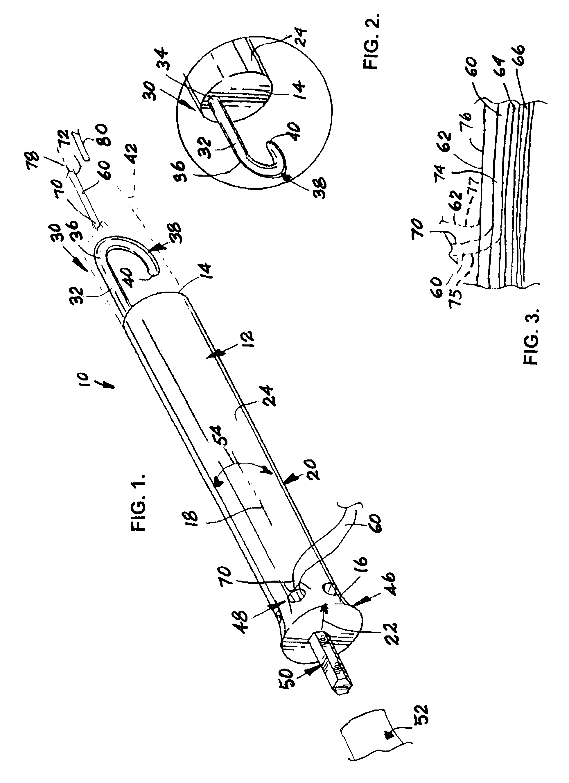 Wire handling tool element and method of use thereof