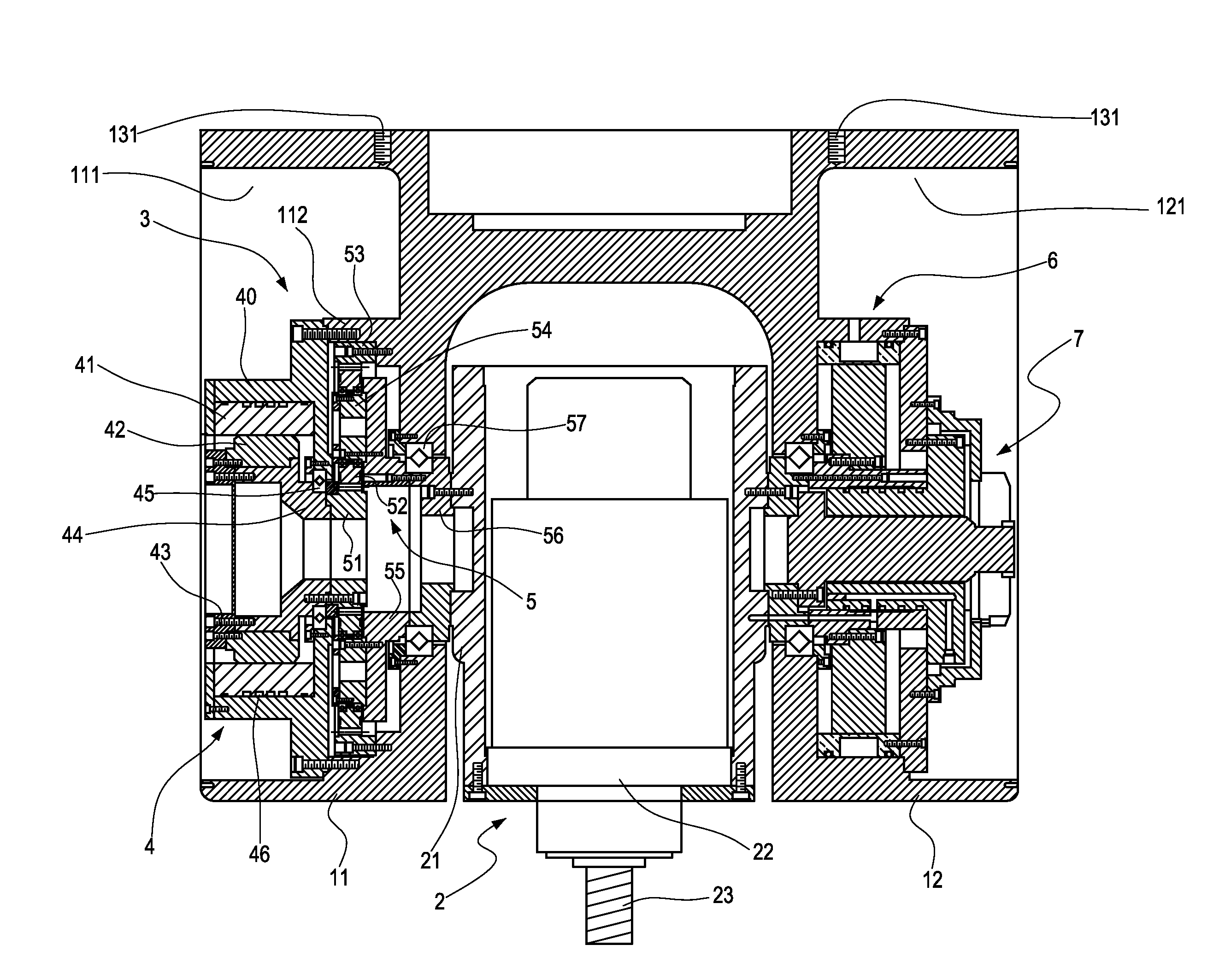 Rotary spindle head for machine tool