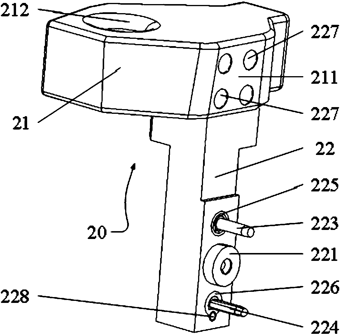 Back door ancillary supporting tool