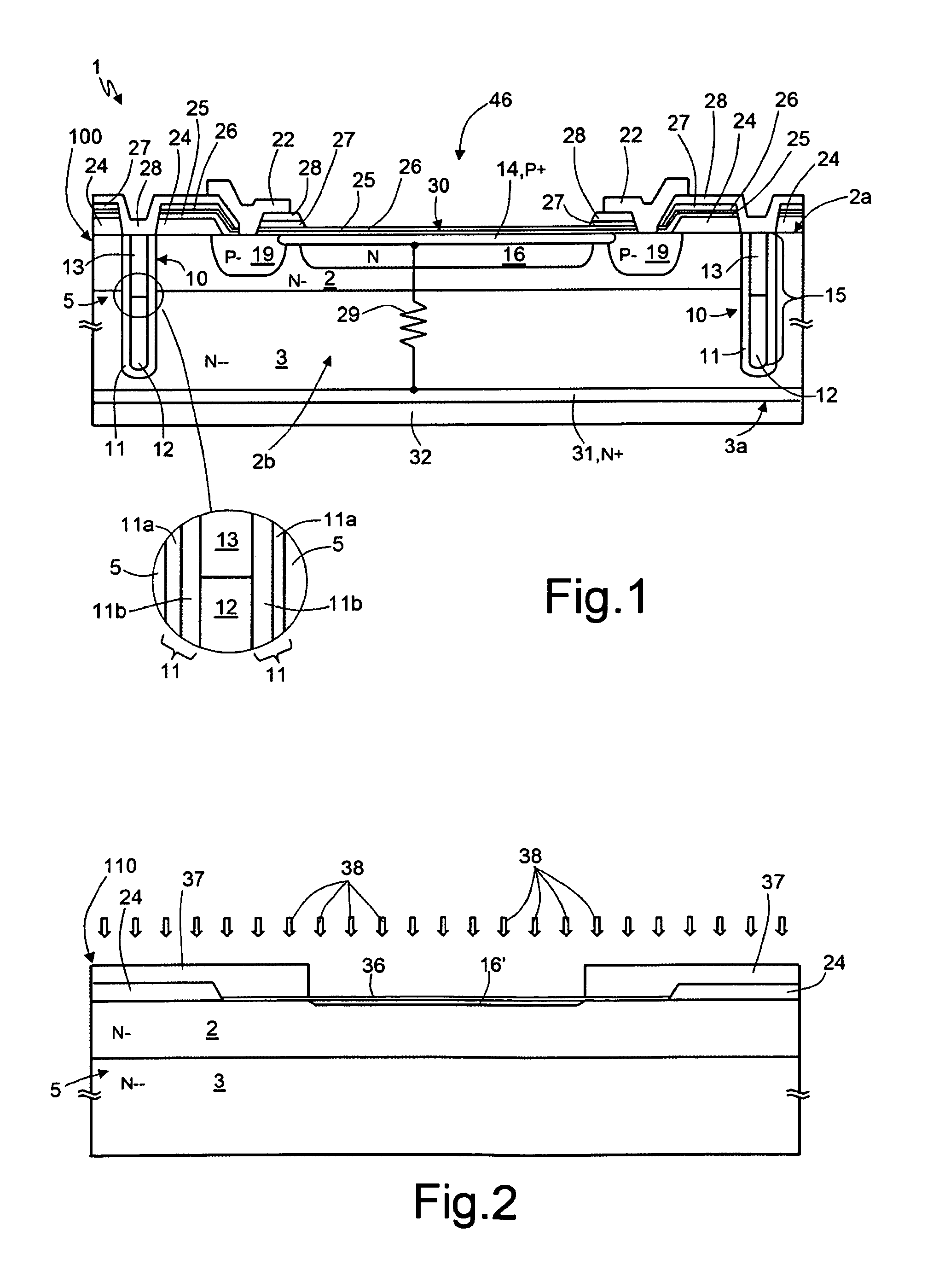 Array of mutually isolated, geiger-mode, avalanche photodiodes and manufacturing method thereof