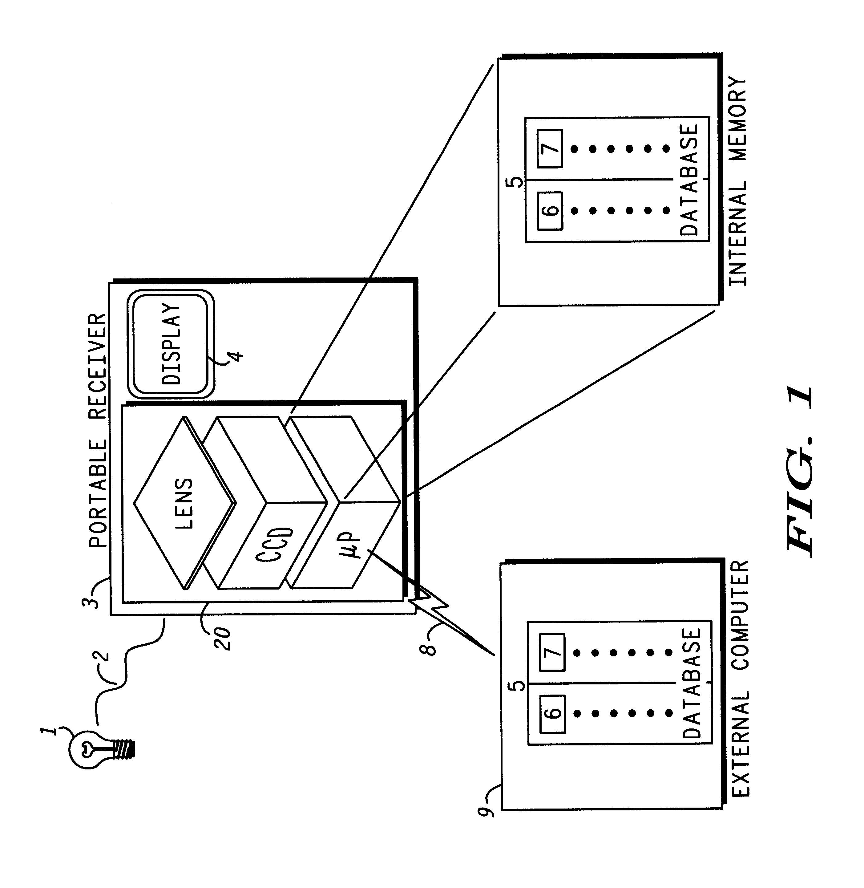 Optically-based location system and method for determining a location at a structure