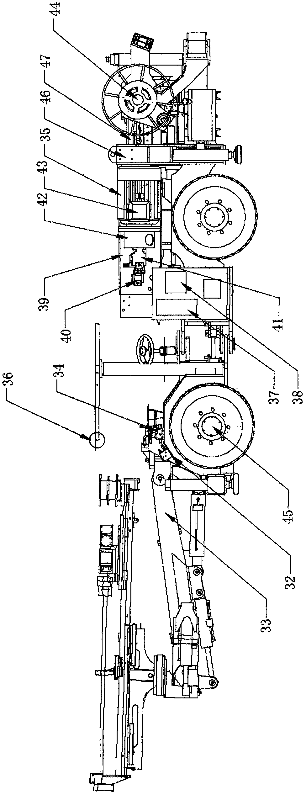 Drill jumbo with remote control function and control method thereof