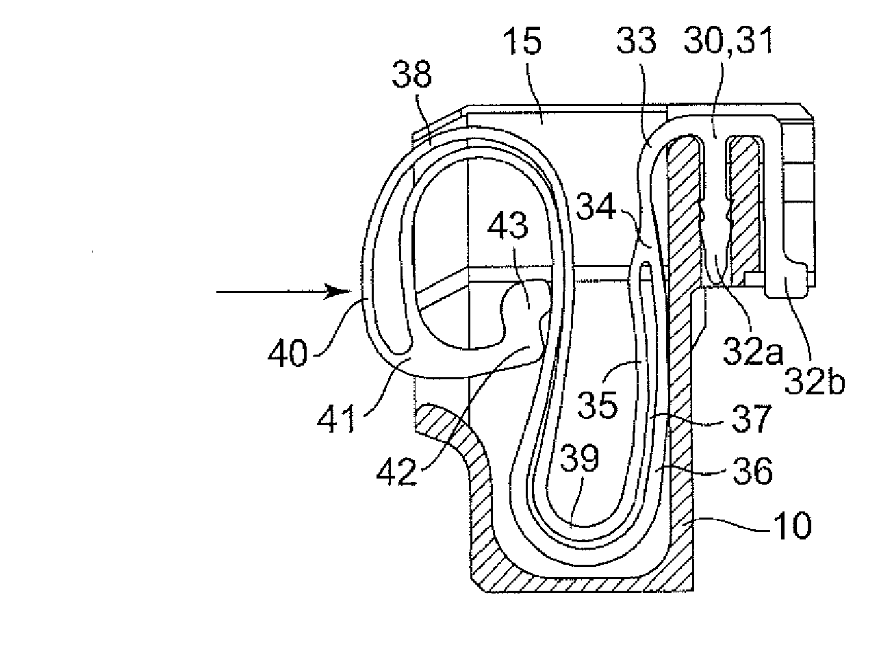 Connection terminal and connector using same