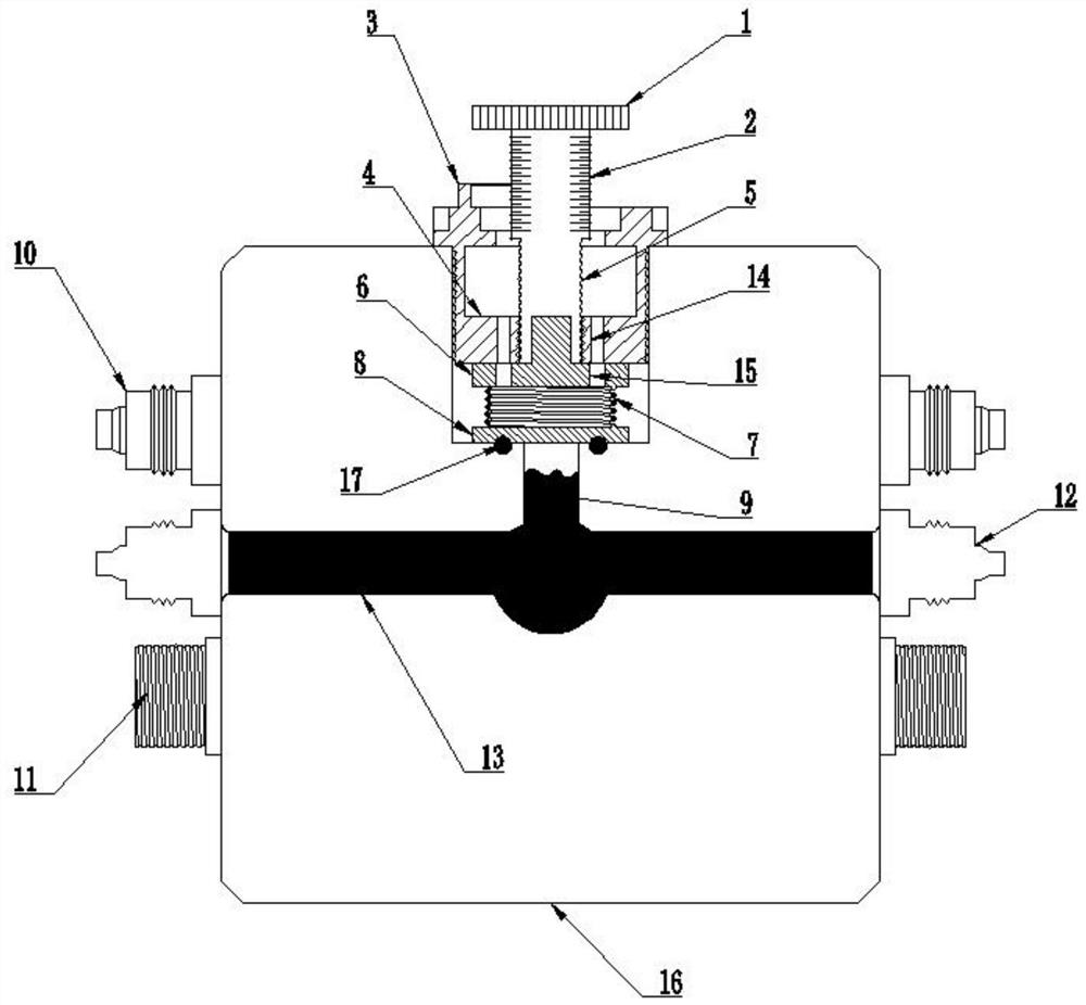 Hydraulic static force level gauge with automatic exhaust function and balance adjusting method thereof