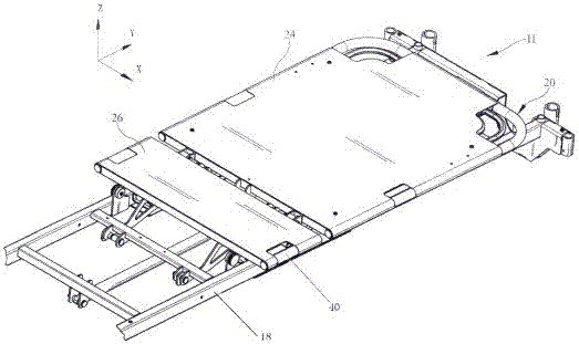 Backrest rotatable mechanism for stretcher