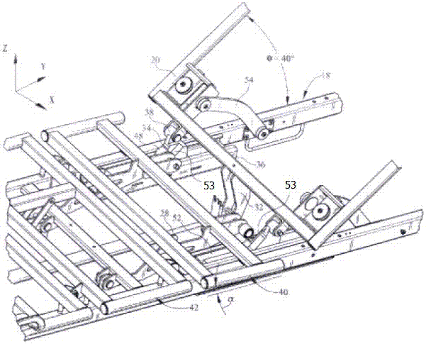 Backrest rotatable mechanism for stretcher