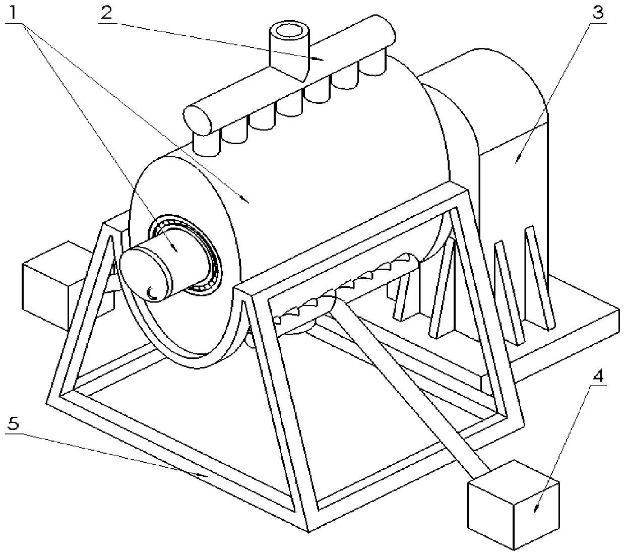 Double-layer furnace body incinerating device with rotatable liner and incinerating method