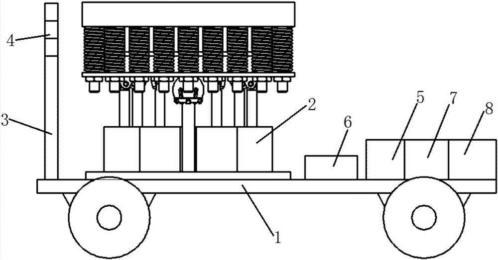 AGV containing device with good buffer property