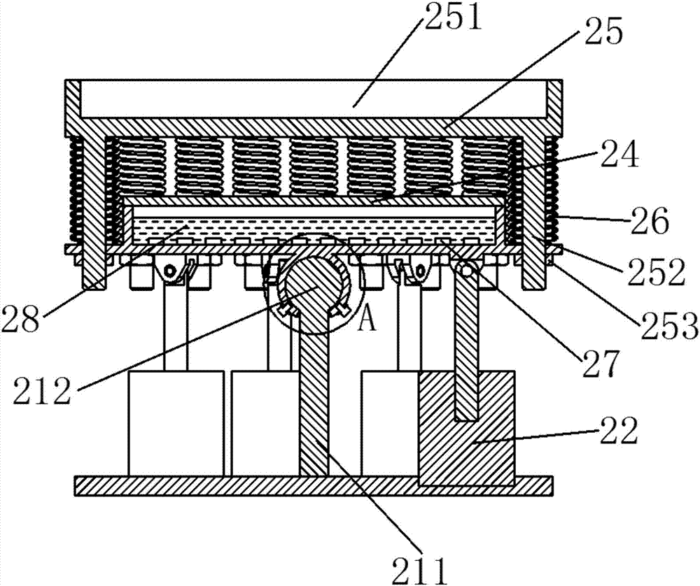 AGV containing device with good buffer property