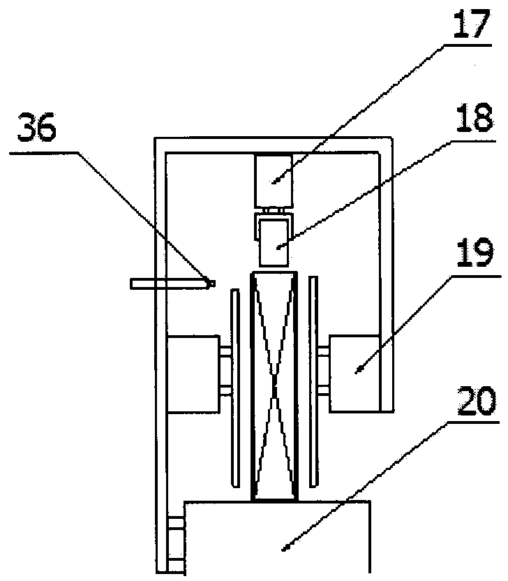 Splitting system and splitting method of paper currency packaging bag production line