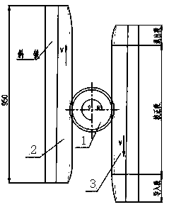 Process method for secondary cold extrusion forming of large-diameter outer spline