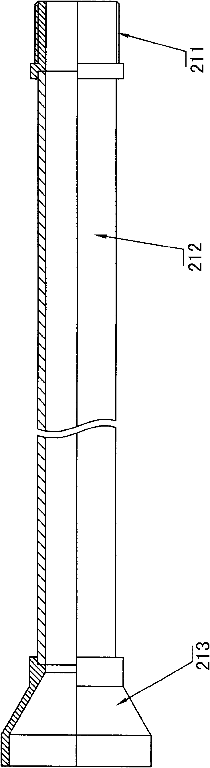 Mobile waste lamp tube safety recycling processing method and device thereof