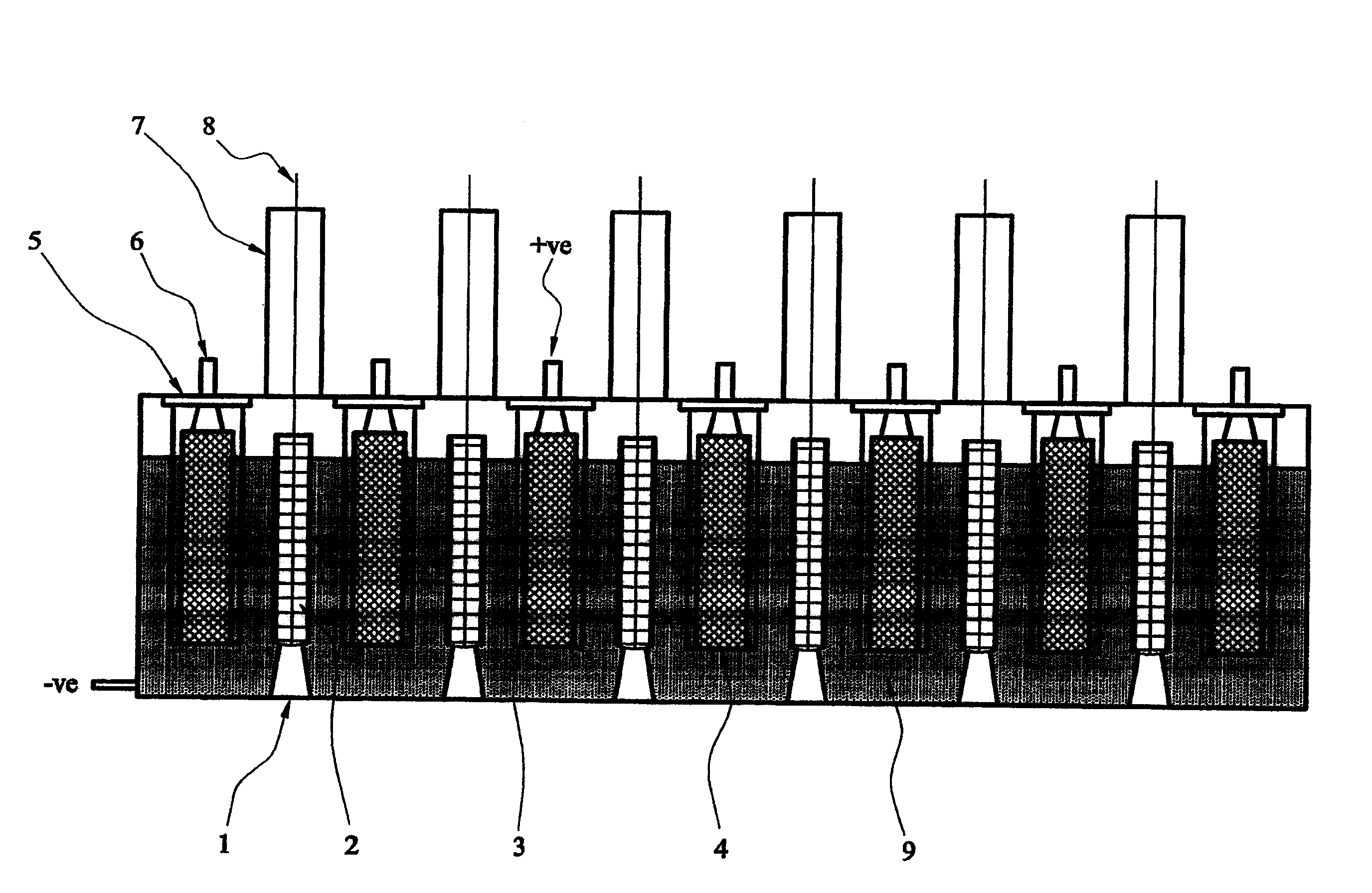 Electrochemical cell for metal production