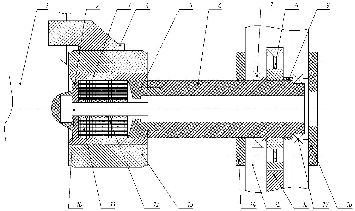 A magnesium/aluminum alloy bimetal composite pipe forming die and method