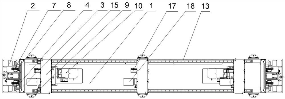 Roadway rail type double-stand-column bidirectional stacking machine and using method thereof