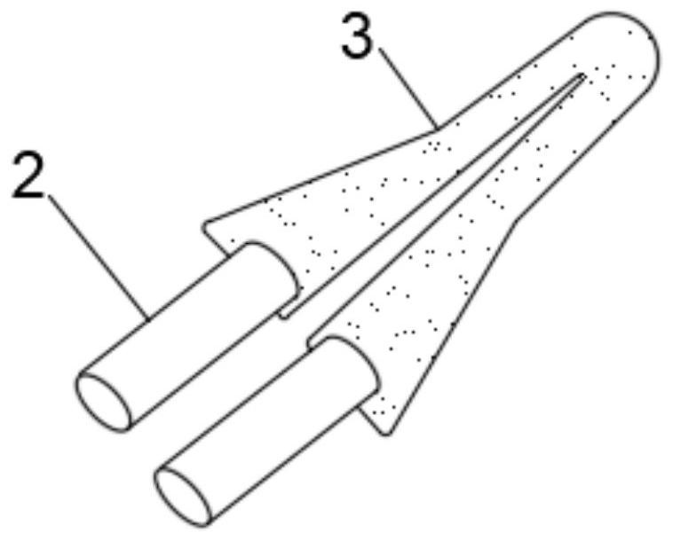 Plug-in plastic repair welding gun