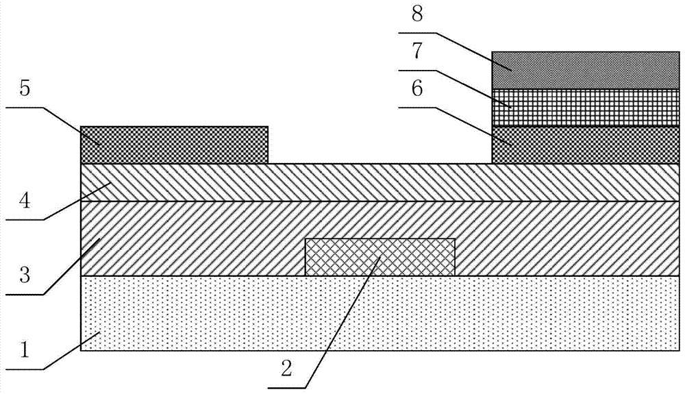 RRAM (Resistive Random Access Memory)-based 1T1R (1 Transistor and 1 RRAM) array applied to FPGA (Field Programmable Gate Array) and manufacturing method thereof