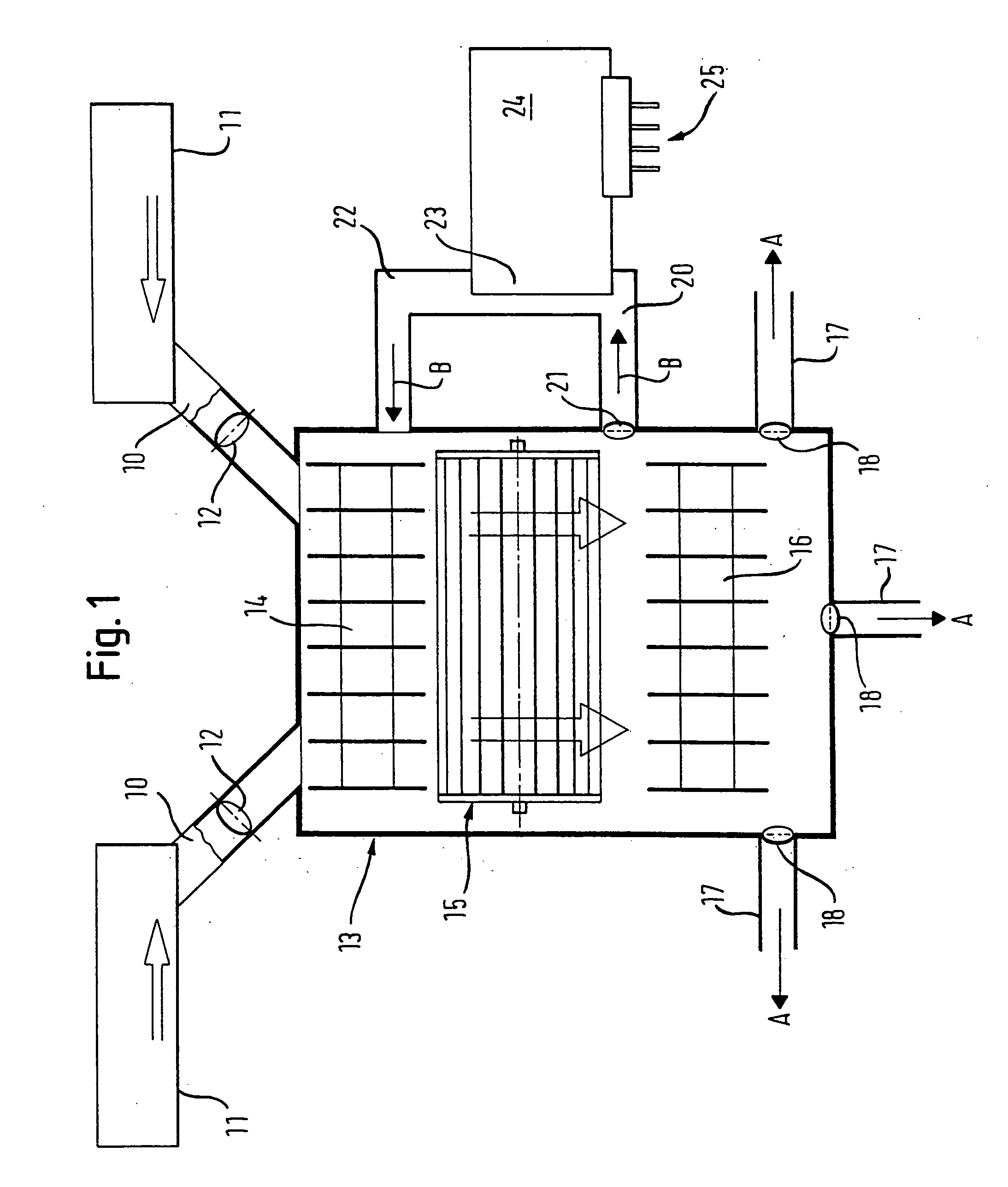 Combined cooling/climate control system for motor vehicles