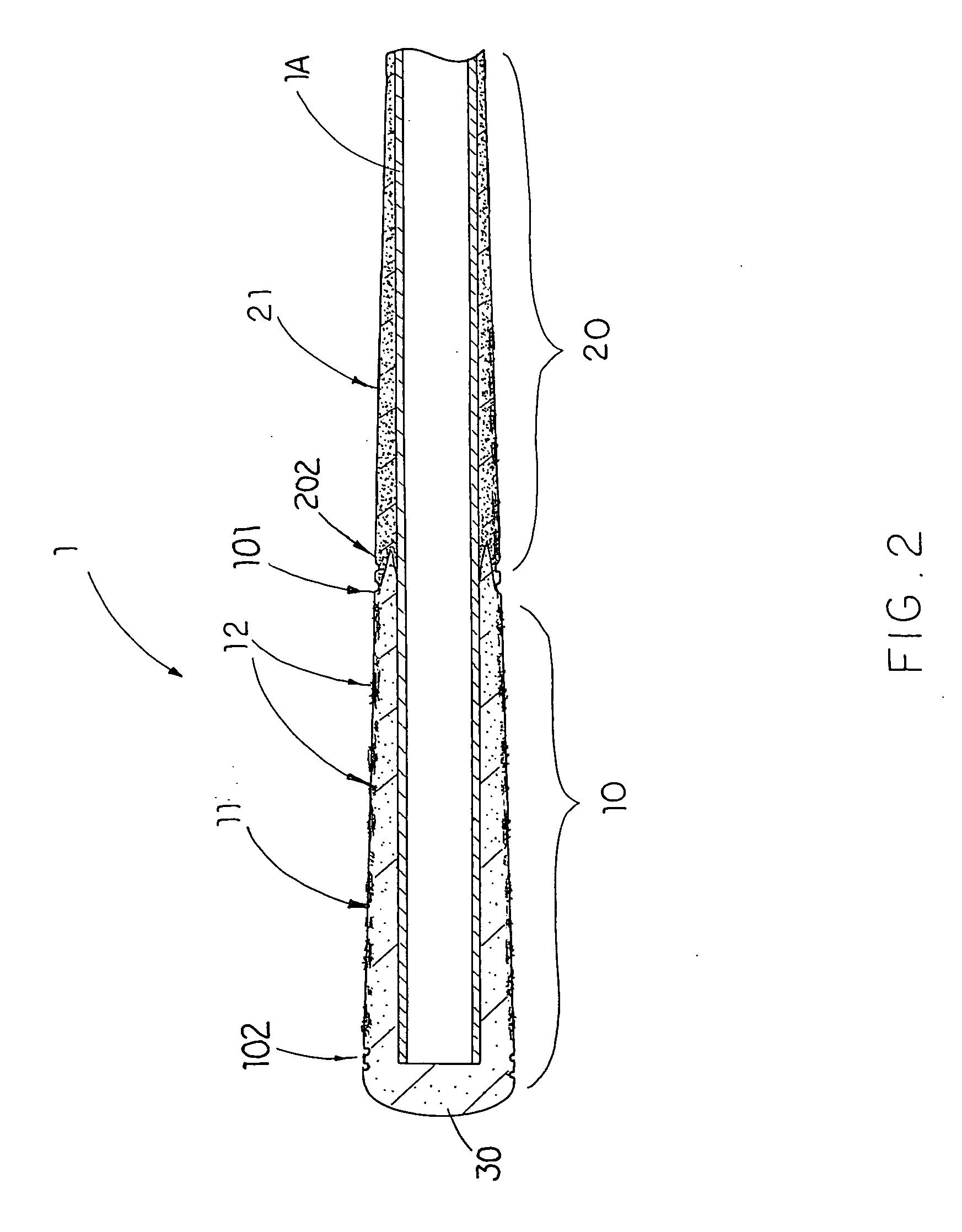 Golf club grip with anti-slip and control arrangement