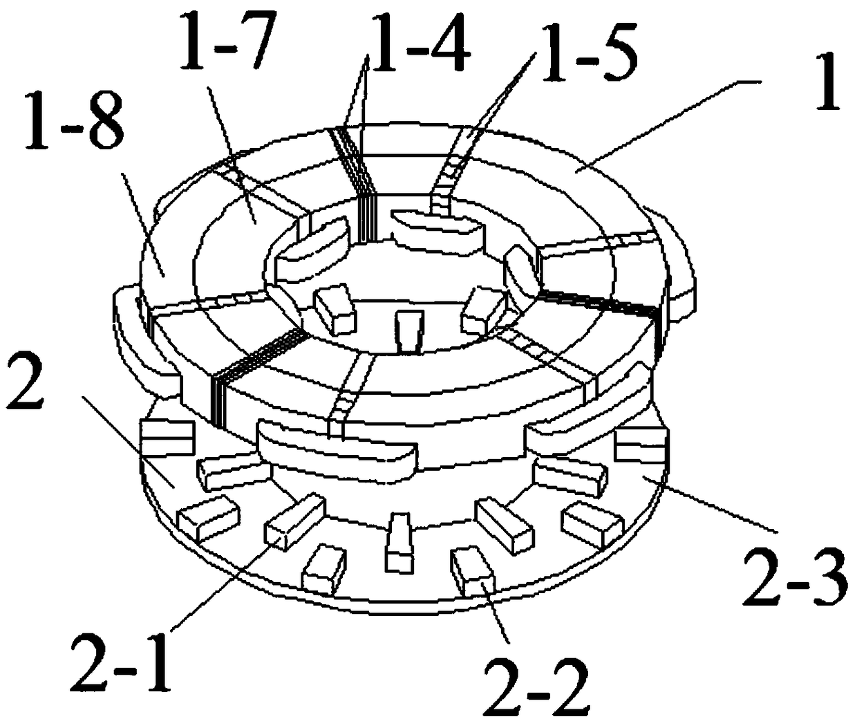 A Radially Segmented Modular Switched Flux Disk Motor