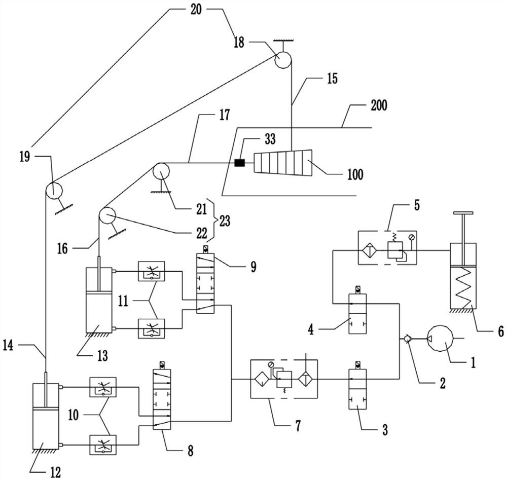 Novel numerical control pneumatic type orthopedic tractor