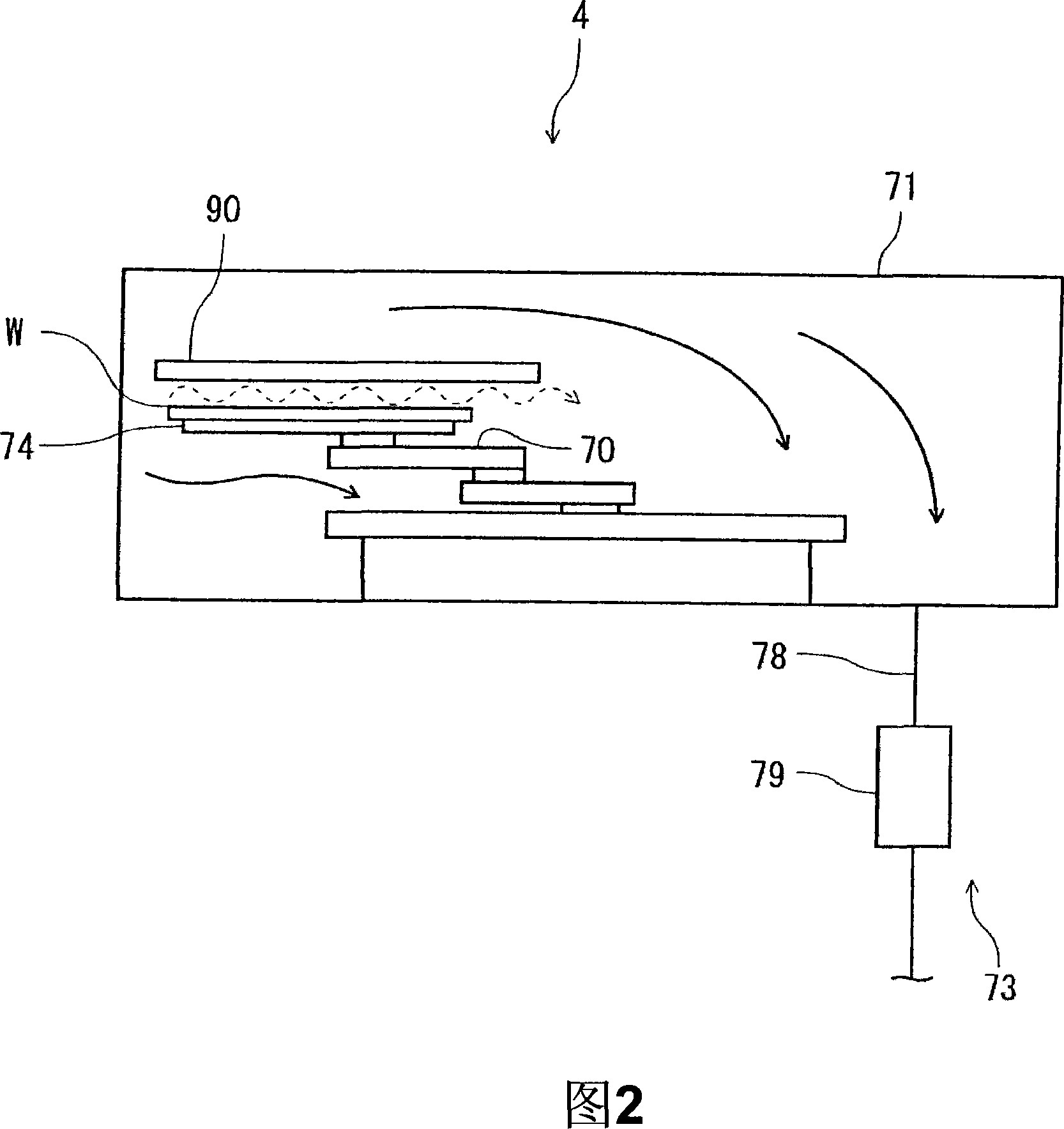Intermediate transfer chamber, substrate processing system, and exhaust method for the intermediate transfer chamber