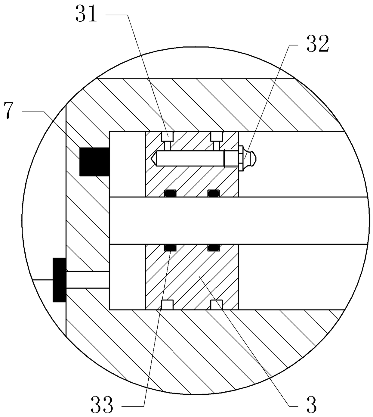 Defect detection method of high-pressure gas-filled connecting pipe