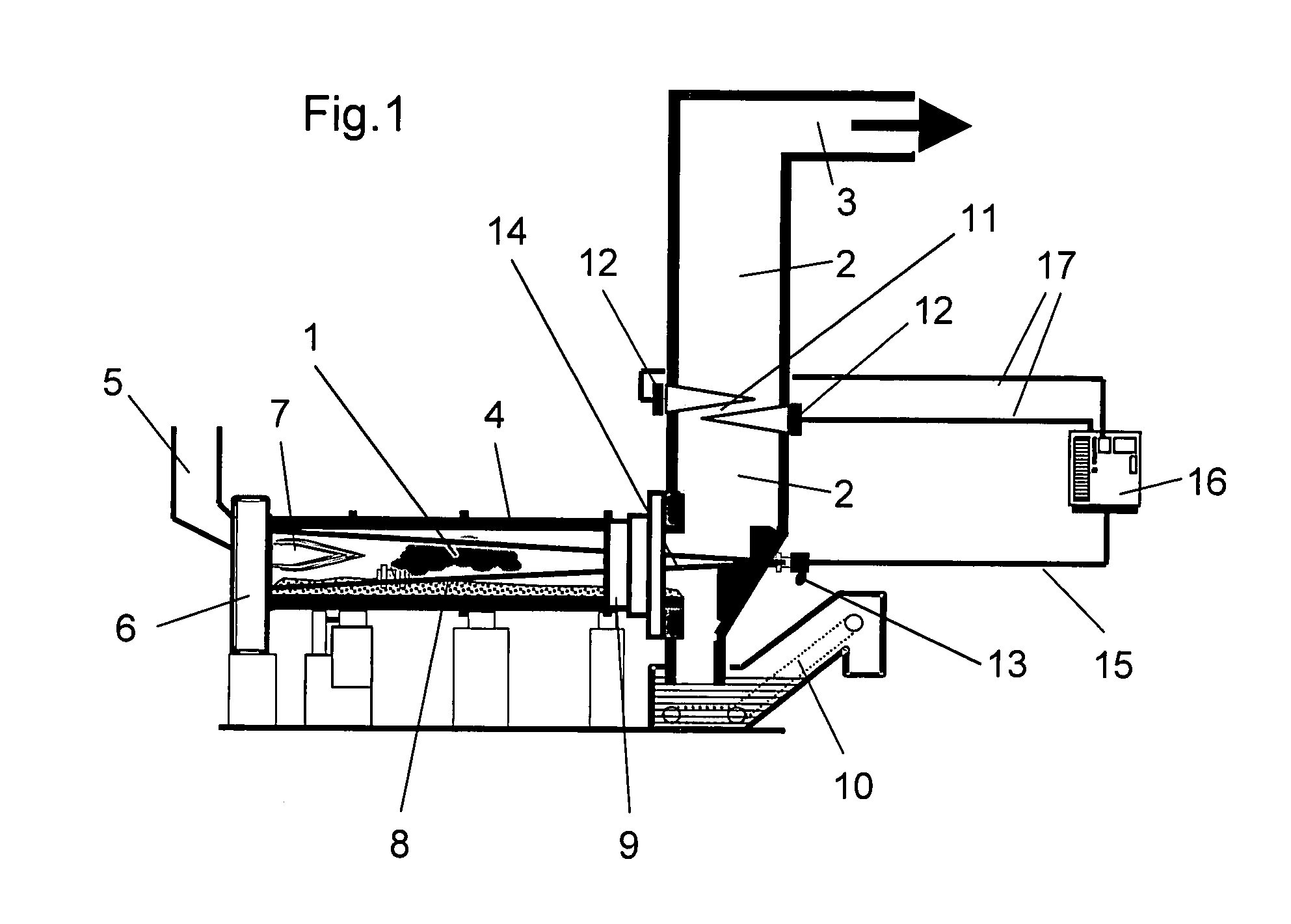 Method for increasing the throughput of packages in rotary tubular kiln apparatus
