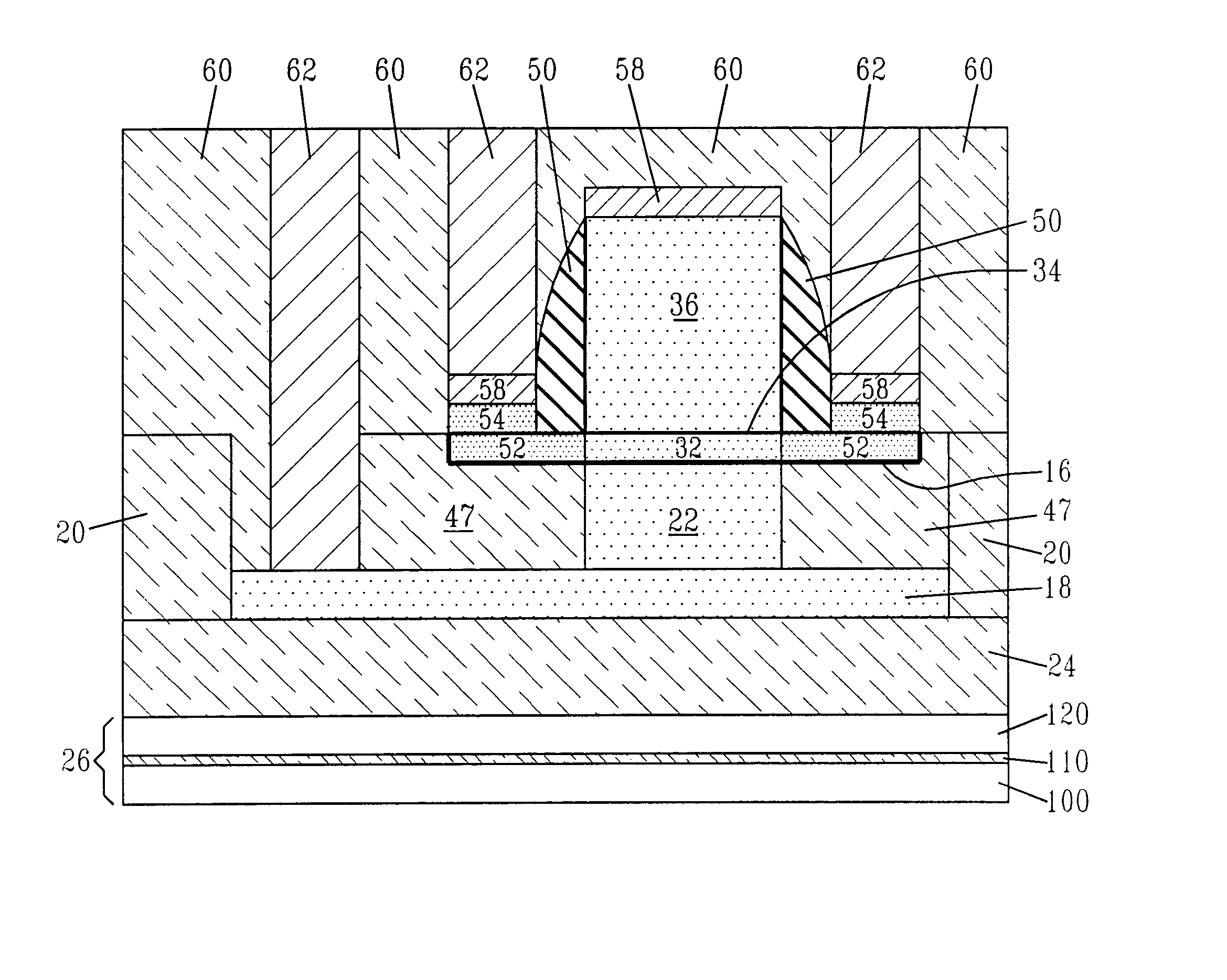 Device threshold control of front-gate silicon-on-insulator mosfet using a self-aligned back-gate