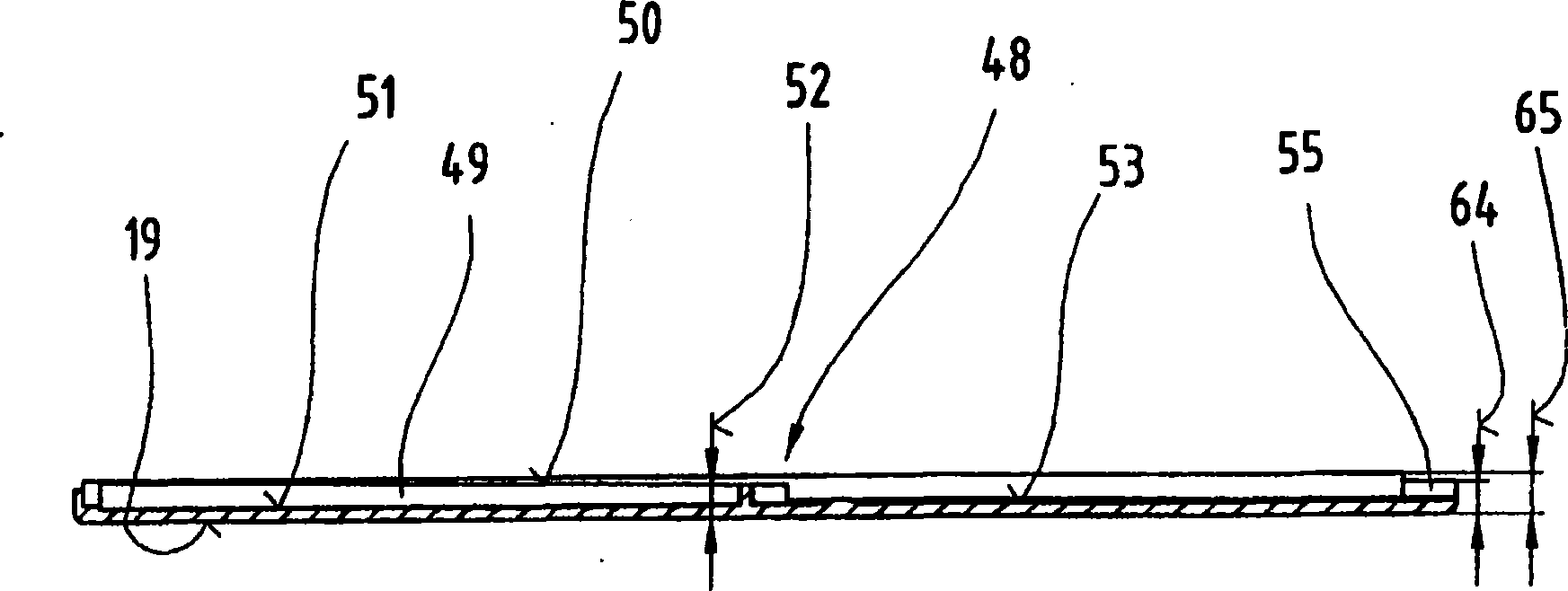 Function component storage box and knife