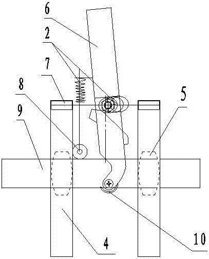 Manually assisted hand-held longan ring peeling tool for variable diameter branch clamping