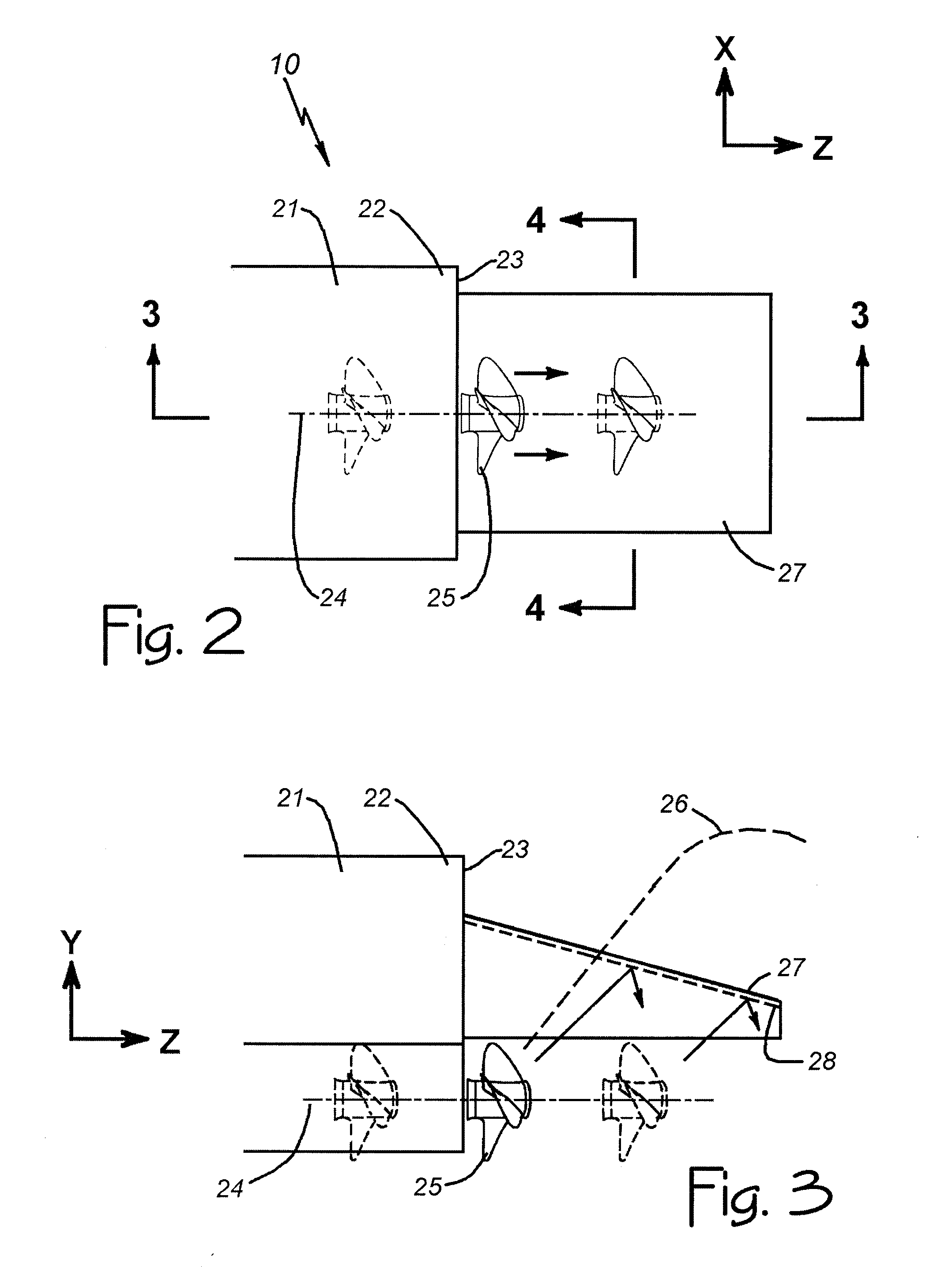 Powerboat rooster tail depressor