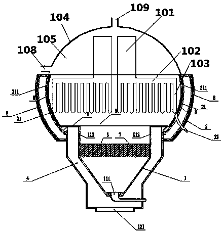 A liquid fumigation steam generator