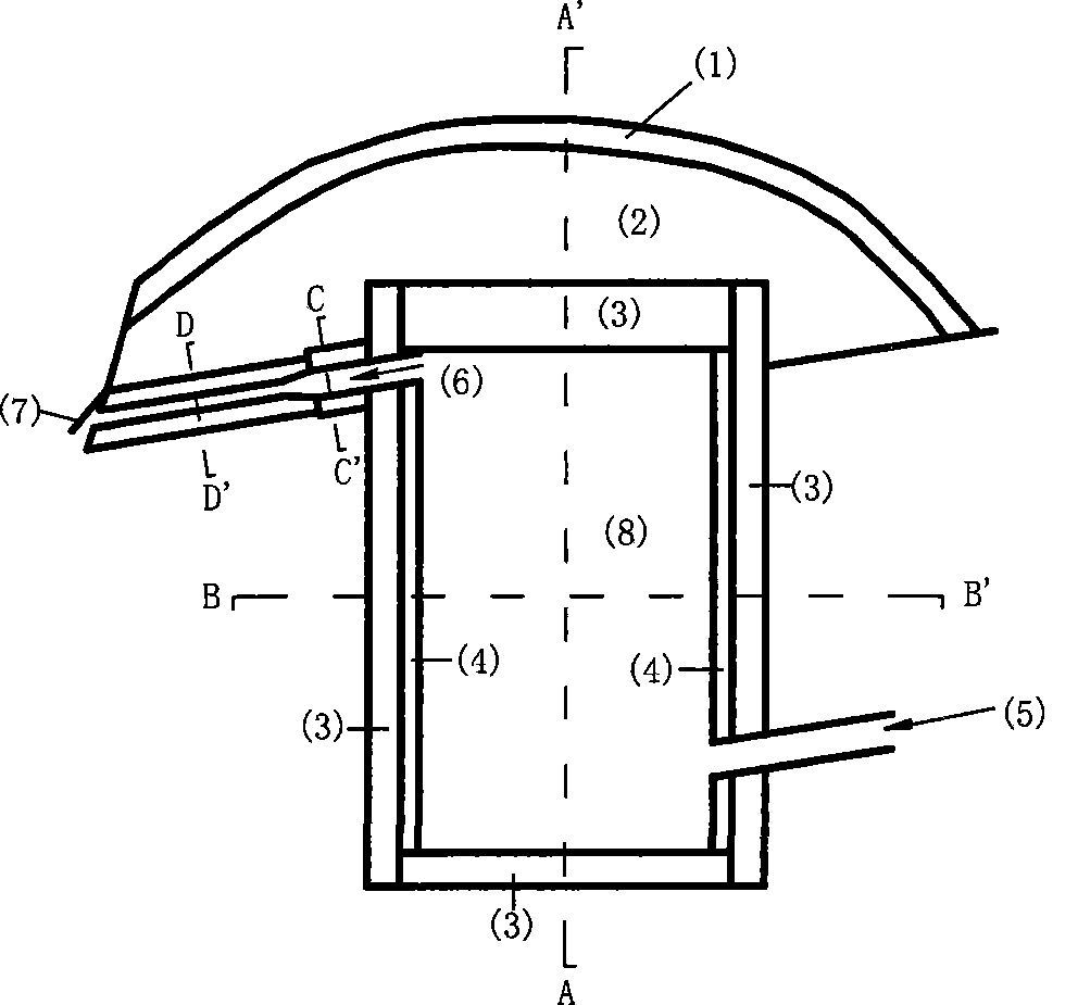 Well type heat-insulating water outlet