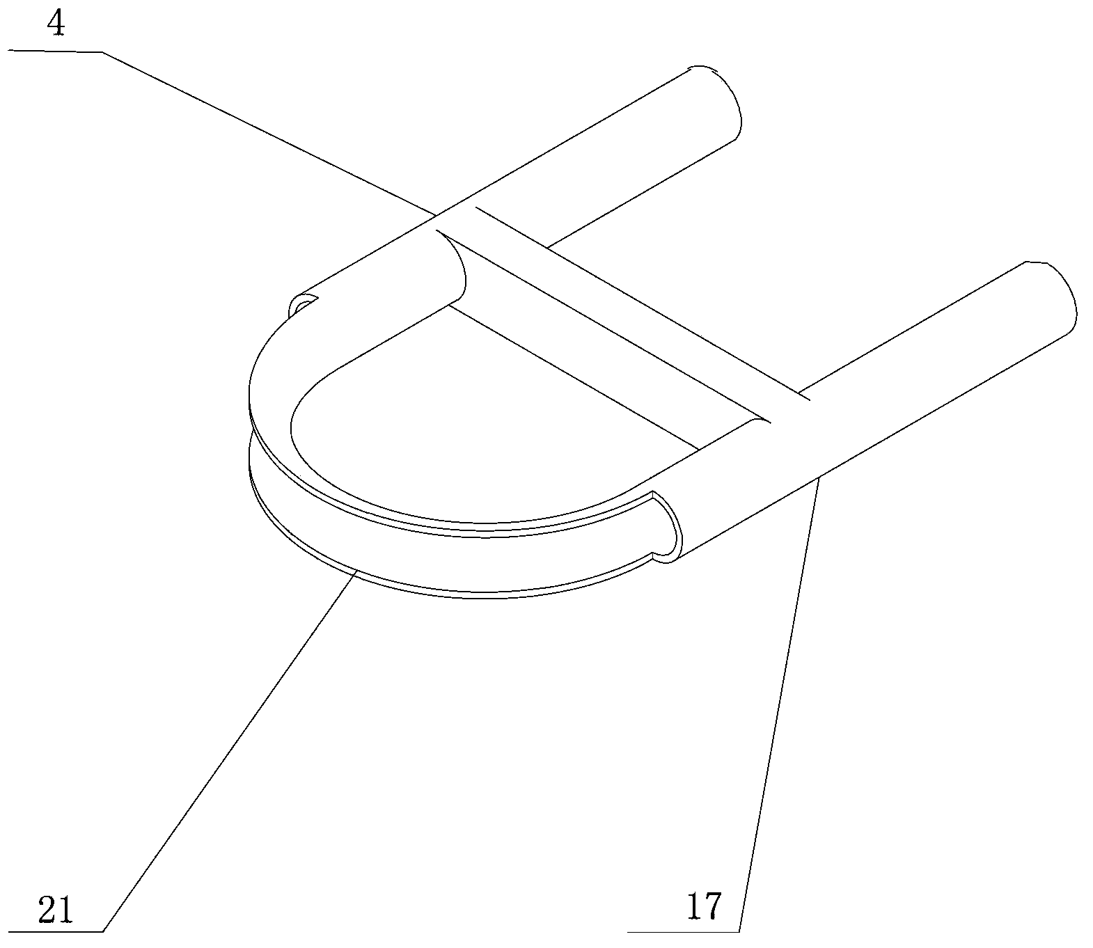 Hairpin type double-tube-plate heat exchanger and method for assembling heat exchanging tube and shell body thereof