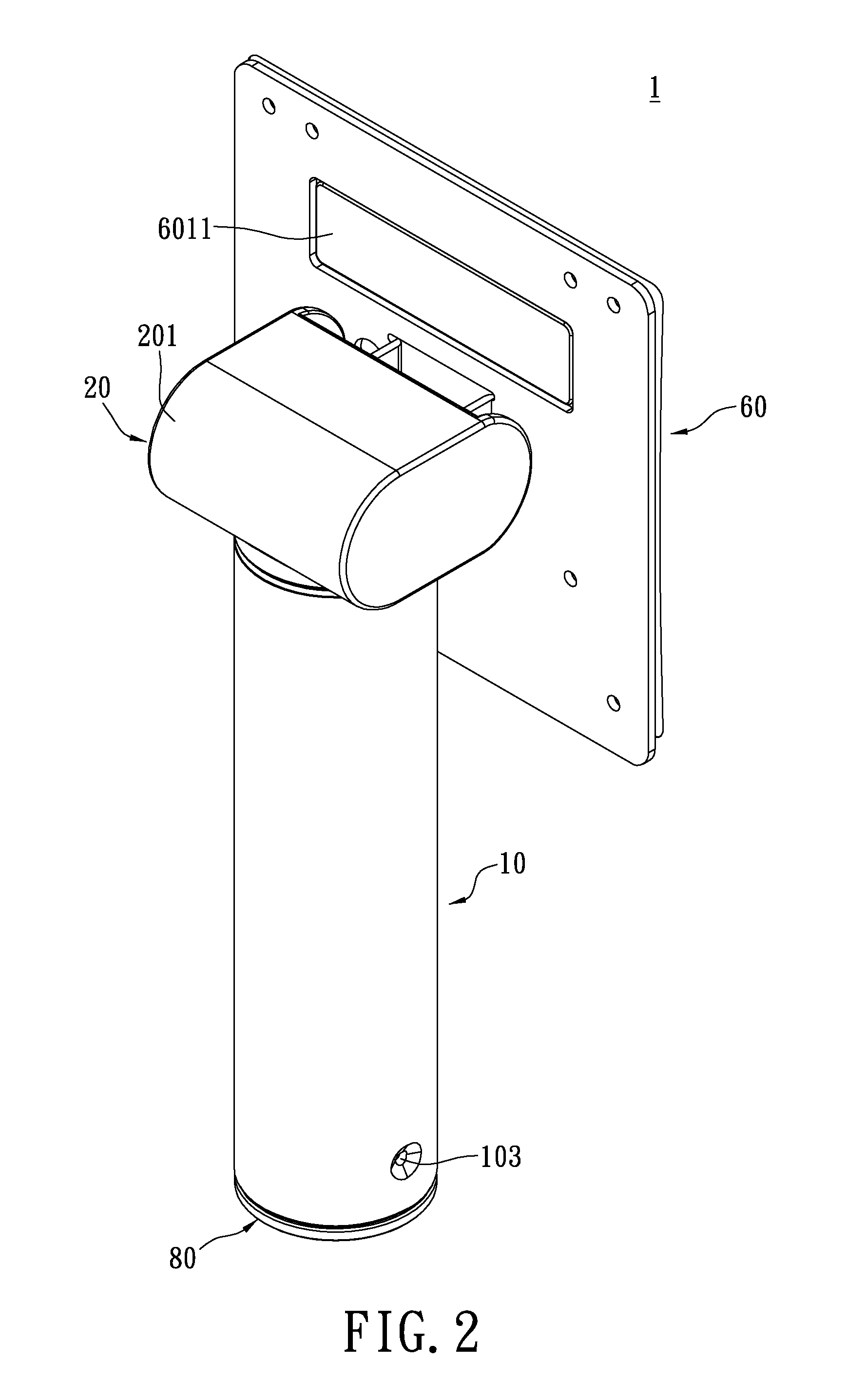 Display supporting device