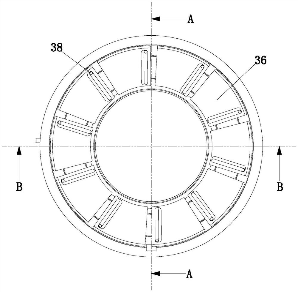 Water-lubricated tilting pad thrust bearing