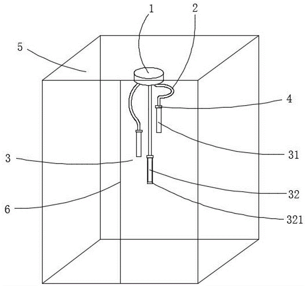 Ultraviolet disinfection and illumination device for wardrobe and working method thereof