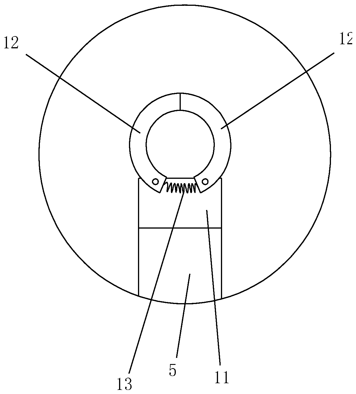 Mathematical teaching tool convenient for drawing