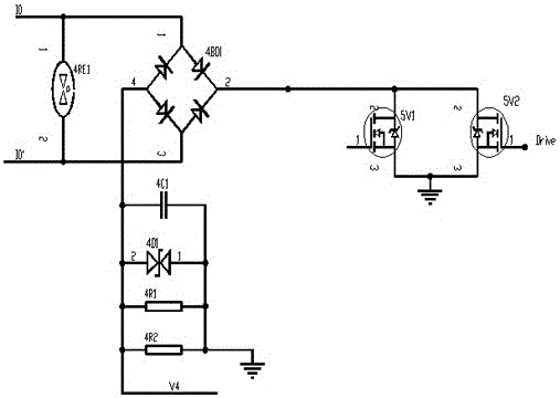 System for integrating protective current sampling and power supply