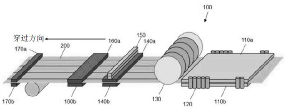 Strip-shaped metal material, slitting method, and meandering measurement method for strip-shaped metal material
