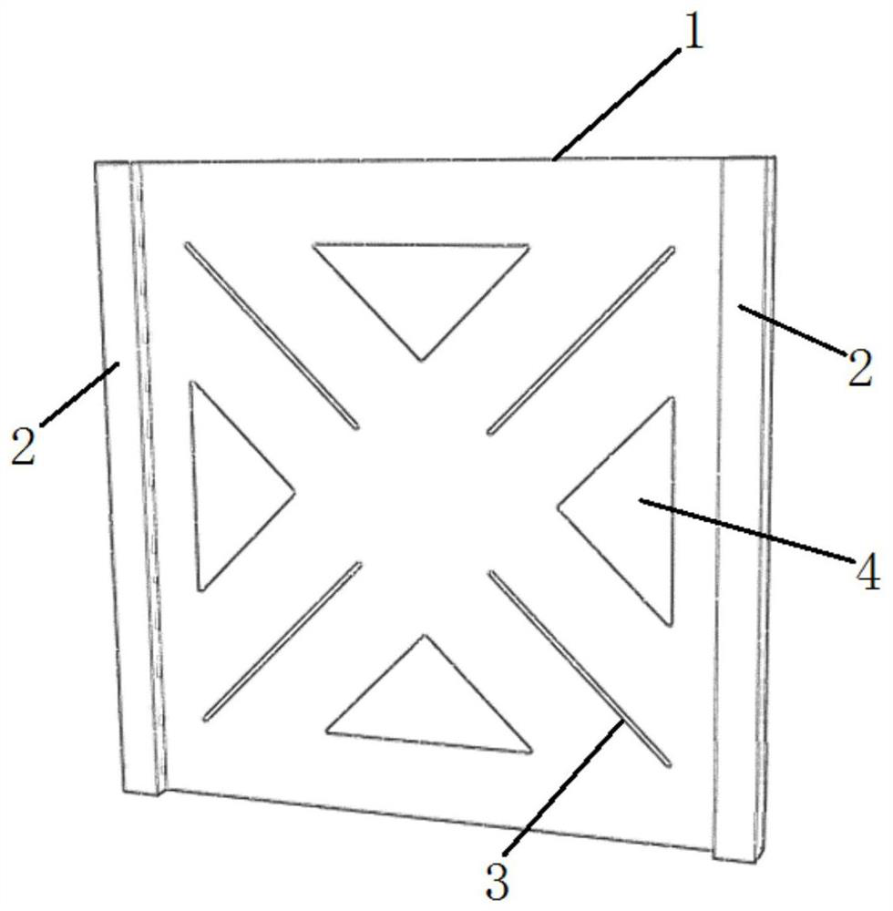 A steel plate shear wall with holes and oblique seams and its application