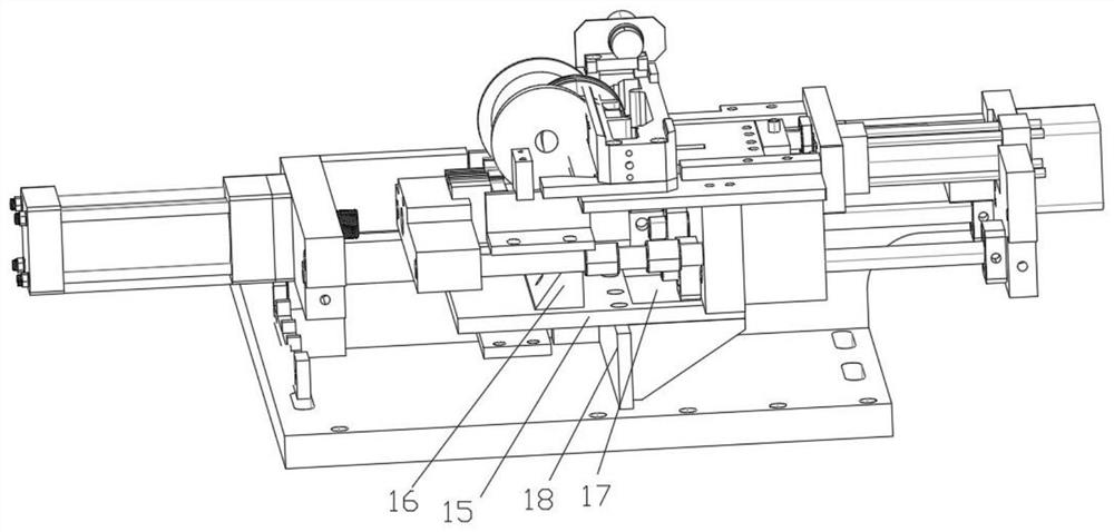 Anti-retreating vice polishing and positioning device