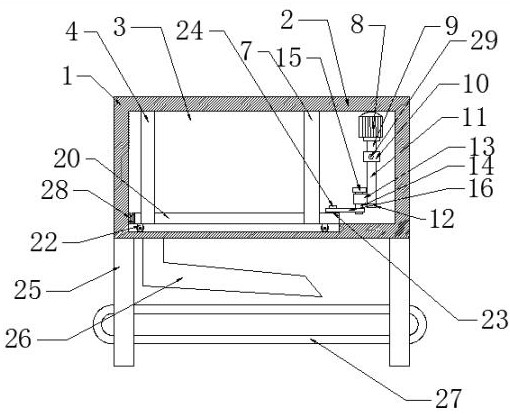 A coal crushing device based on coal mine