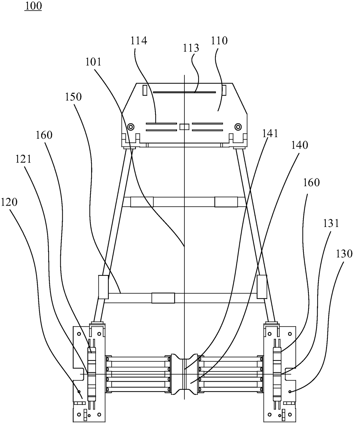 Steam turbine chassis and steam turbine