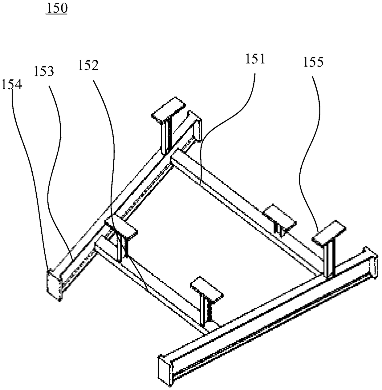 Steam turbine chassis and steam turbine