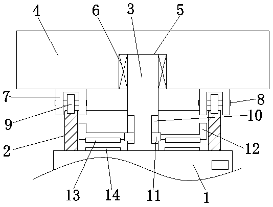 Machine head positioning device for wind generator