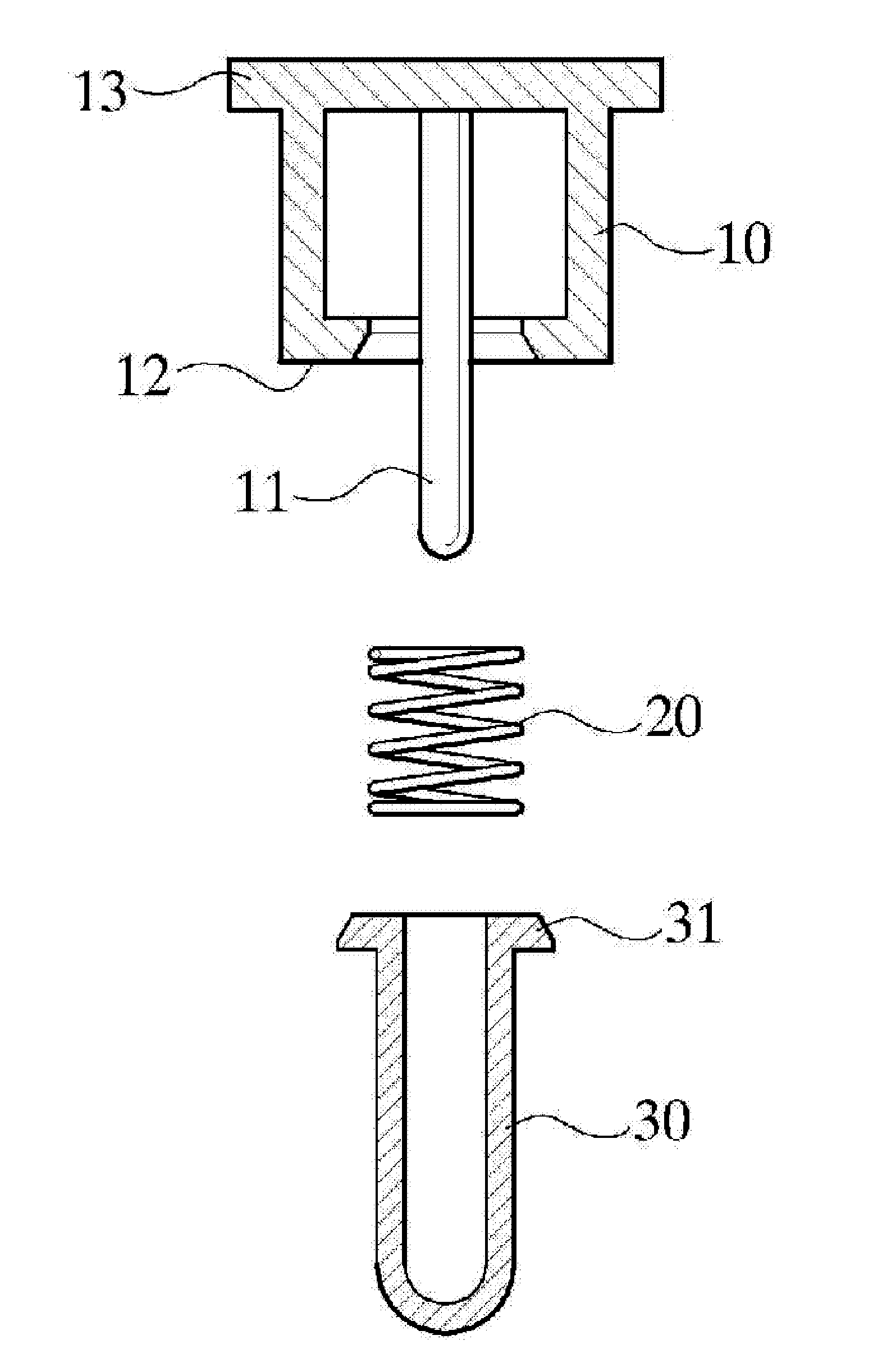 Electrode device for measuring impedance of human body and apparatus comprising the same