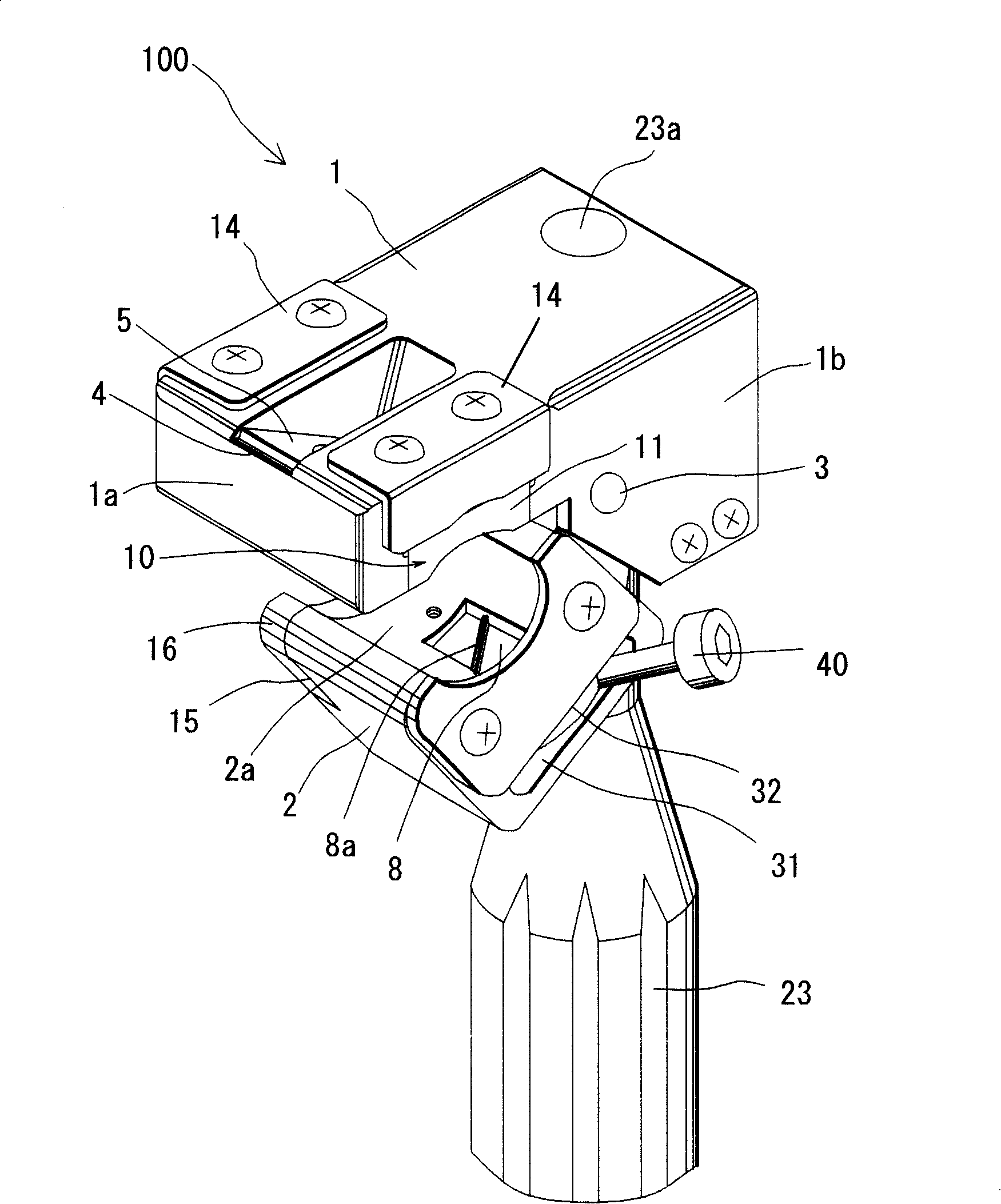 Covering stripping device for covered electric cable