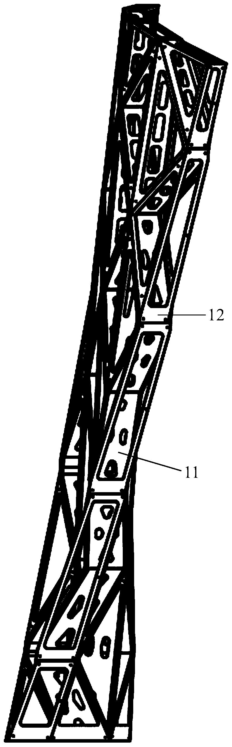 A special-shaped splicing lamp post and outdoor landscape lamp system